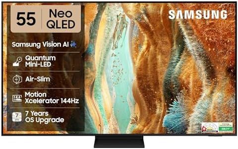 Samsung 138 cm (55 inches) 4K Ultra HD Mini-LED Neo-QLED Smart TV QA55QN70FAULXL