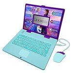 Lexibook JC598FZi5 Disney Frozen 2-Educational and Bilingual Laptop Italian/English-Girls Toy with 124 Activities to Learn, Play Games and Music with Elsa & Anna-Blue/Purple