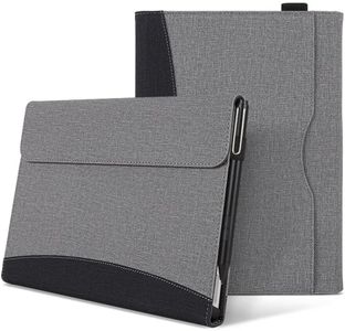Jarttarn Case Compatible with Microsoft Surface Pro 11 (2024) 13-inch Tablet, Sleeve Pouch Cover for Surface Pro 11 Stand PU Leather Case (Grey)