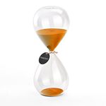 Hourglass Sand Timers, Colorful and Fashion, Biloba Sand Timer Inspired Glass 3mins / 5mins / 15mins / 30mins / 45mins / 60mins for Home, Office Desk Decor