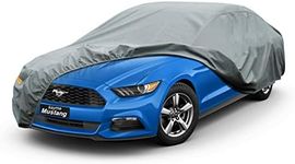 Kayme Heavy Duty Car Cover Custom Fit Ford Mustang/Shelby/Mustang GT GT350 GT500 (1965-2024), Waterproof All Weather for Automobiles, Full Exterior Covers Sun Rain UV Protection.