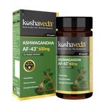 Koshaveda Ashwagandha AF-43™ 600mg by MuscleBlaze, 30 Capsules | For Sound Sleep, Strength & Recovery