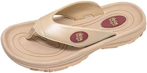 ZORIZ Collegiate Series Golf Sandal Tan, Flordida State 10