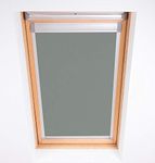 Bloc Skylight Blind for Velux Roof Windows Blockout, Pewter, M04