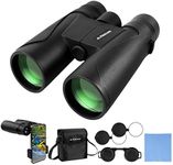 High Power Binoculars, 12x42 High Definition Binoculars for Adults, Waterproof & Fogproof Telescopes with BAK4 Prism, Suitable for Hunting Sightseeing Bird Watching Hiking Concerts & Football Games