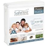 SafeRest Waterproof Lab Certified Bed Bug Proof Zippered Box Spring Encasement - Designed for Complete Bed Bug, Dust Mite and Fluid Protection 9" (Spilt King)