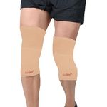 AccuSure Knee Brace Compression Sleeve- Best Support for Arthritis, ACL, Gym, Running, Basketball, Meniscus Tear, Sports, Joint Pain Relief, Injury Recovery For Men, Women, Spandex, Nylon, Cotton