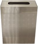 Sturdy Essentials Rectangle Commercial Trash Can Open Top Steel Outdoor Bin