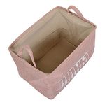 JFUIOTU® Laundry Hamper Basket, Heavy Duty Clothes Bag, Durable Handles for Easy Carry, Collapsible Cloth Baskets, Hampers for College Dorms,WITH Foldable SMALL Fabric Bags(PINK)