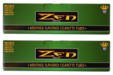 Zen Menthol 100mm Cigarette Tubes – 2 Pack, 400 Tubes Total