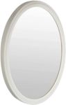 HOPE KART Plastic Mirror Wall Hanging for Bathroom Bedroom Dressing Table Makeup Beauty Mirror Washbasin Livingroom, 3mm (Oval, 10x13 (Frame Size) / 9x12 (Glass Size))