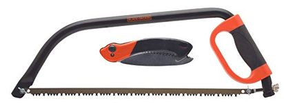 Black + Decker 21" Bow Saw + 7.5" Folding Saw