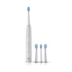 Nexlev Electric Toothbrush|40000 vibrations/minute| USB Type C| 5 Modes| 2 Min timer| 30 sec Quad Interval| 4 Replaceable Brushheads With Cover| IPX7 Waterproof| For Adults|Sparkle Pro ETC-04 White