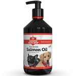 Pure Scottish Salmon Oil for Dogs UK - 500ml | 100% Pure Dog Salmon Oil - Natural Omega 3, 6 & 9 Fish Oil for Dogs | Dog Supplements - Omega 3 Fish Oil for Dogs | Canine Ketchup