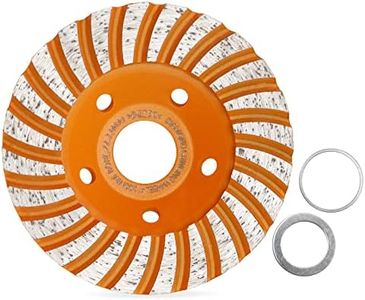 BGTEC Diamond Cup Grinding Wheel, 4 Inch/100MM Turbo Row Concrete Diamond Grinder Disc for Angle Grinder, Polishing and Cleaning Granite Marble Masonry Stone