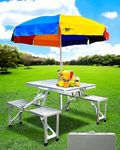 TUSIKO-Picnic-Table-Heavy-Duty-Aluminium-Portable-Folding-Camp-Suitcase-Picnic-Table-and-4-Chairs-Set-with-Umbrella