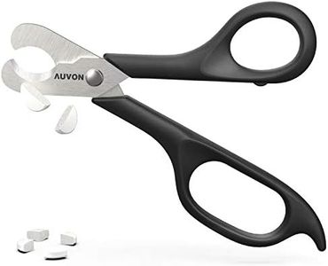 AUVON Scissors-Shaped Pill Cutter, Sharp Blade Pill Splitter for Easily Dividing Most 5-15mm Vitamins, Tablets and Medications in Half