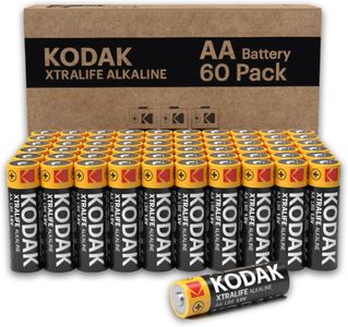 Kodak Xtralife AA Batteries 60-Pack – Long-Lasting Alkaline