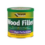 Everbuild 2 Part High Performance Wood Filler That Provides a Tough Long Lasting Repair to All Wood, Medium Stainable - 500 g