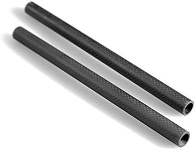 SMALLRIG Carbon Fiber 15mm Rod Pack of 2, 22.5cm 9 Inches - 1690