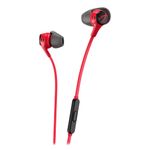 HyperX Cloud Earbuds II - Wired Gaming Earbuds 14mm Driver Built-in Microphone | 4 Ear Plug Sizes | 3.5mm Connector | Hard Case | PC, Console & Mobile Compatibility | Red