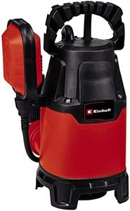 Einhell Schmutzwasserpumpe GC-DP 3325 (330 W, 9.500 L/h Förderleistung, max. 6 m Förderhöhe, Ø 25 mm Fremdkörper, thermischer Überlastschutz, inkl. Universalanschluss)