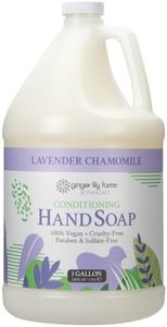 Ginger Lily Farms Botanicals All-Purpose Conditioning Liquid Hand Soap Refill, 100% Vegan & Cruelty-Free, Lavender Chamomile Scent, 1 Gallon (128 fl oz)
