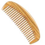 Onedor Handmade 100% Natural Green Sandalwood Hair Combs - Anti-Static Sandalwood Scent Natural Hair Detangler Wooden Comb (Oval Fine Tooth)