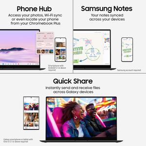 Samsung Galaxy Chromebook Plus – i5, 8GB RAM, 256GB, Neptune Blue