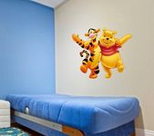 Sticker Studio Pooh Wall Sticker (PVC Vinyl,Size -58 cm x 50 cm)