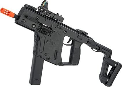 Evike Airsoft - Kriss USA Licensed Kriss Vector AEG Airsoft SMG Rifle by Krytac (Model: Black / <350 FPS/Gun Only)