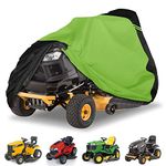 Riding Lawn Mower Cover,Waterproof Heavy Duty Fits Up to 54”Mower Decks,600D Polyester Oxford UV and Water Resistant, Windproof Buckle Strapping Designed for Storage and Trailering