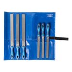 Pferd 11800555 Type Cut 1 Machinist's File Set, Multi-Colour, 200/300 mm, 6-Piece