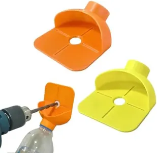 ArborGlow 2PCS Drill Dust Collector Bottle – Adjustable Dust Collecting Bowl for Clean Drill Holes, Easy-to-Install Dust Catcher for Power Drills, Prevents Mess for Home Renovation & DIY Projects