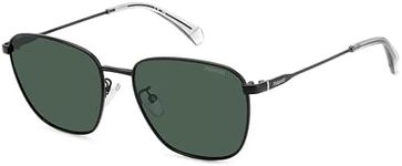 Polaroid Men's PLD 4159/G/S/X Sunglasses, MATTE BLACK, 56