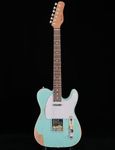 KGD Relic electric guitar, mahogany body, carbonized maple neck, rosewood fretboard, 6-string solidbody electric guitar, S-S pickupsbrass barrel saddle bridge
