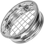 Vent Systems 4" Metal Tee Cap with Mesh. Galvanized Steel End Cap. Dryer Vent Cover. Dryer Duct End Cap with Galvanized Steel Screen. 4In Steel End Cap. Steel Plug 4 Inch. Round Metal Duct Fitting.