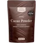 Organic Cacao Powder 900g Ceremonial Low Cadmium Coco Raw & Unsweetened, Single Origin, Ideal for Hot Chocolate & Baking, Available in Bulk, 1kg & 190g Cacao