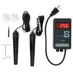 Digital PH ORP Monitoring Equipment ORP Meter Kit PH Measurement Temperature Control Monitor 4LED Display 0-14PH -1999~1999mv(US Plug 110V)