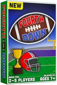 Fourth Down™ - New! The Excitement of Football in a Card Game! Perfect for Gifts, Game Night, Stocking Stuffers, Parties, Tailgates, and More! Loved by The Whole Family. 2-5 Players, Ages 7+