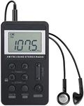 Personal AM/FM Pocket Radio Portabl