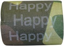 Happy, Happy, Happy Novelty Toilet Paper - Fairly Odd Novelties - Funny Camo Redneck Gag Gift, Multi-colored