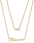 925 Sterling Silver Mama Necklace G