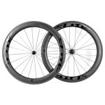 ELITEWHEELS 60mm Carbon Wheel Sets Road Bike 700C Wheelset Tubeless Ready Road Cycling Wheels 28mm Tubeless Compatible Clincher