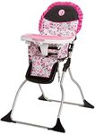 Disney Baby Minnie Mouse Simple Fold Plus High Chair with 3-Position Tray, Garden Delight