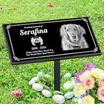 Dog Memorial Stone,Personalized Pet Memorial Stones,Dog Memorial Gift,Memorial Plaque for Pet,Dog,Cat, Grave Marker for Cemetery,Cat Tombstone Outdoor,Gifts for Loved One