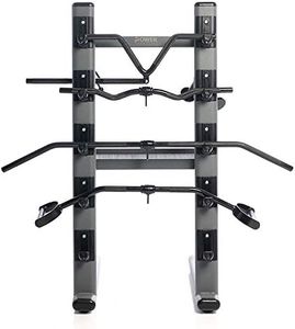 Power Systems Black Chrome Cable Attachments Bar and Accessory Rack - 9 Attachments Included