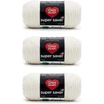 Red Heart Super Saver Aran, 3 Pack of 7oz/198g-Acrylic-#4 Medium-364 Yards, Knitting/Crochet