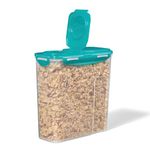 Starfrit LocknLock Plastic Pantry Container - 132oz/3.9L - Airtight - 4-Sided Locking Flip-Top Lid