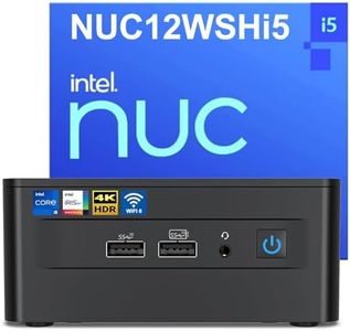 Intel NUC 12 Pro Mini Desktop Computer, Intel Core i5-1240P Mini PC(12C/16T, Up to 4.4GHz) 16GB DDR4 RAM & 256GB PCIe 4.0 NVMe SSD,Iris XE Graphics, 2xThunderbolt4/WiFi6E/BT5.3/8K/Windows 11 Pro